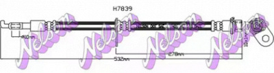 KAWE h7839 -  Тормозной шланг