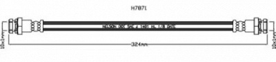 KAWE h7871 -  Тормозной шланг