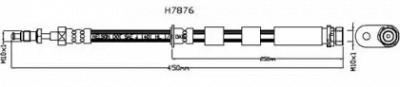 KAWE h7876 -  Тормозной шланг