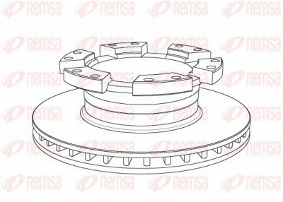 KAWE nca104920 -  Тормозной диск