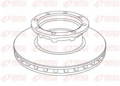KAWE nca105620 -  Тормозной диск