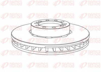 KAWE nca106720 -  Тормозной диск