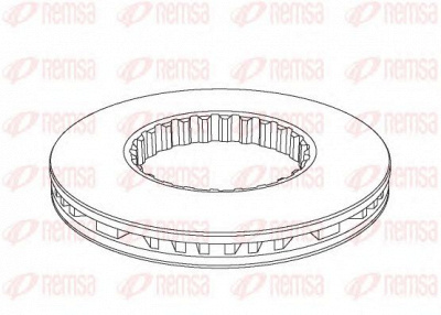KAWE nca114620 -  Тормозной диск