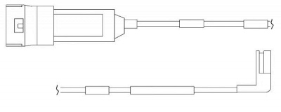 KAWE ws0120a -  Сигнализатор, износ тормозных колодок