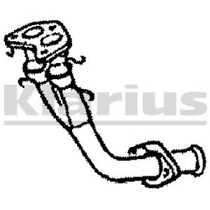 KLARIUS 110053 -  Труба выхлопного газа