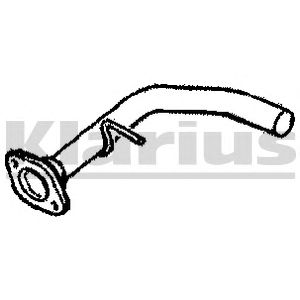 KLARIUS 110067 -  Труба выхлопного газа