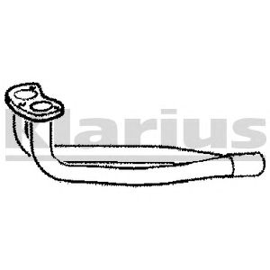 KLARIUS 110099 -  Труба выхлопного газа