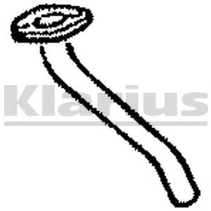 KLARIUS 110200 -  Труба выхлопного газа