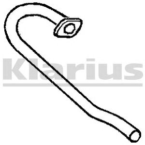KLARIUS 110208 -  Труба выхлопного газа
