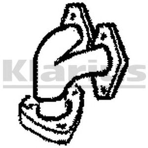 KLARIUS 110388 -  Труба выхлопного газа