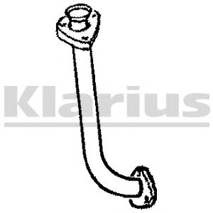 KLARIUS 110410 -  Труба выхлопного газа