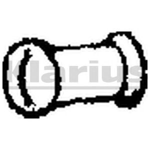 KLARIUS 110458 -  Труба выхлопного газа