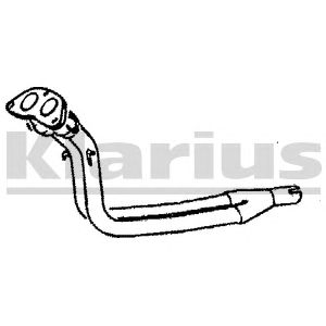 KLARIUS 120016 -  Труба выхлопного газа