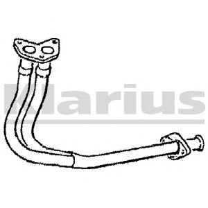 KLARIUS 120043 -  Труба выхлопного газа