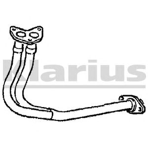 KLARIUS 120044 -  Труба выхлопного газа
