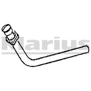 KLARIUS 120115 -  Труба выхлопного газа