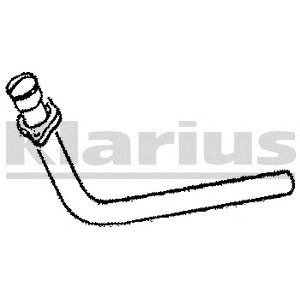 KLARIUS 120116 -  Труба выхлопного газа