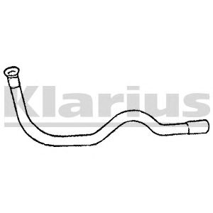 KLARIUS 120204 -  Труба выхлопного газа