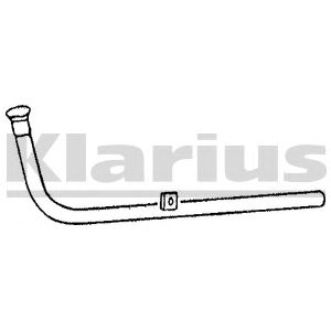 KLARIUS 120210 -  Труба выхлопного газа