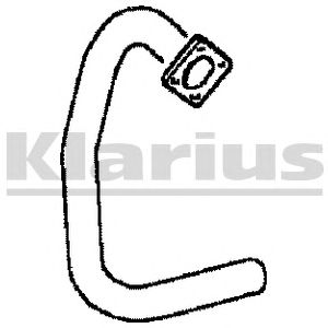 KLARIUS 120211 -  Труба выхлопного газа