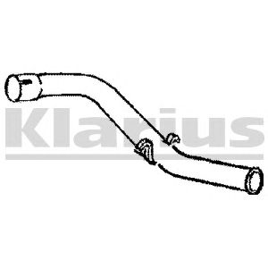 KLARIUS 120349 -  Труба выхлопного газа