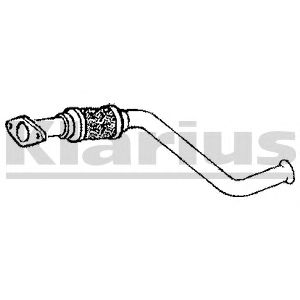 KLARIUS 120386 -  Труба выхлопного газа