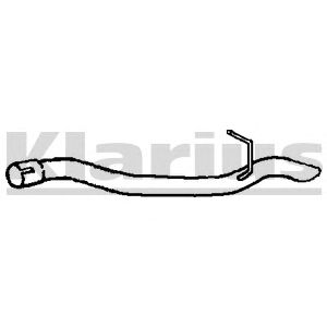 KLARIUS 120436 -  Труба выхлопного газа