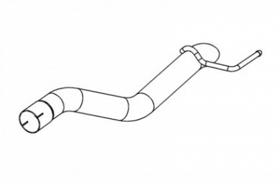 KLARIUS 120490 -  Труба выхлопного газа