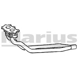 KLARIUS 130201 -  Труба выхлопного газа