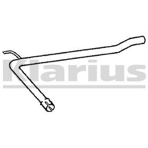 KLARIUS 130340 -  Труба выхлопного газа