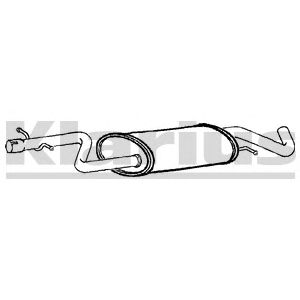 KLARIUS 130406 -  Средний глушитель выхлопных газов