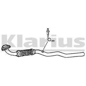 KLARIUS 150343 -  Труба выхлопного газа