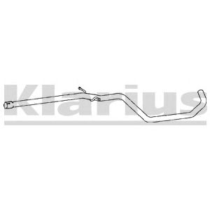 KLARIUS 150403 -  Труба выхлопного газа
