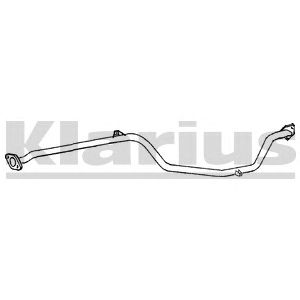 KLARIUS 160182 -  Труба выхлопного газа