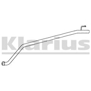 KLARIUS 160257 -  Труба выхлопного газа