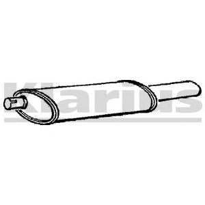 KLARIUS 210099 -  Глушитель выхлопных газов конечный