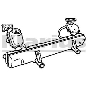 KLARIUS 210271 -  Средний глушитель выхлопных газов