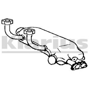 KLARIUS 210296 -  Труба выхлопного газа