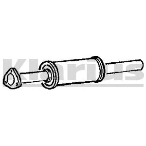 KLARIUS 210313 -  Средний глушитель выхлопных газов