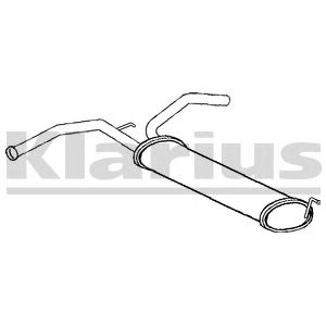 KLARIUS 210846 -  Глушитель выхлопных газов конечный