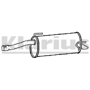 KLARIUS 210921 -  Глушитель выхлопных газов конечный