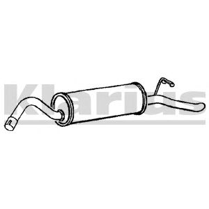 KLARIUS 220089 -  Глушитель выхлопных газов конечный