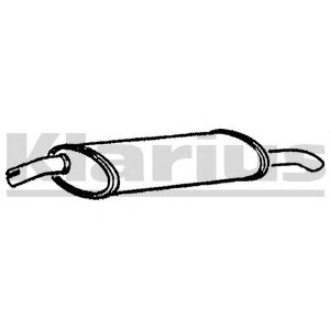 KLARIUS 220113 -  Глушитель выхлопных газов конечный