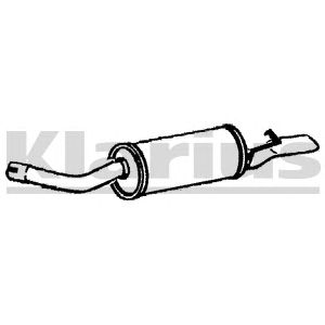 KLARIUS 220406 -  Глушитель выхлопных газов конечный