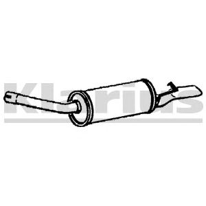 KLARIUS 220410 -  Глушитель выхлопных газов конечный
