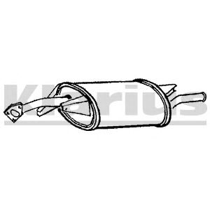 KLARIUS 220421 -  Глушитель выхлопных газов конечный