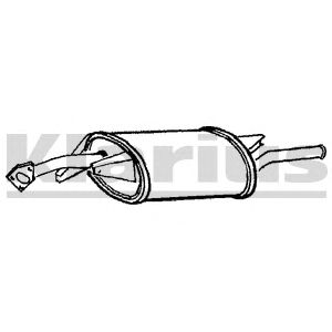 KLARIUS 220422 -  Глушитель выхлопных газов конечный