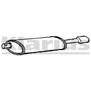 KLARIUS 220482 -  Глушитель выхлопных газов конечный