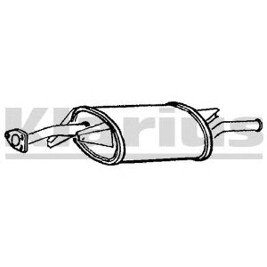 KLARIUS 220614 -  Глушитель выхлопных газов конечный