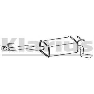 KLARIUS 220732 -  Глушитель выхлопных газов конечный